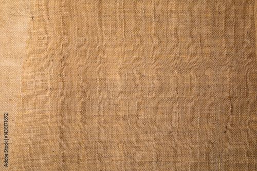 Top view Background texture of cotton woven fabric