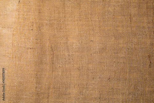 Obraz na płótnie Top view Background texture of cotton woven fabric w salonie