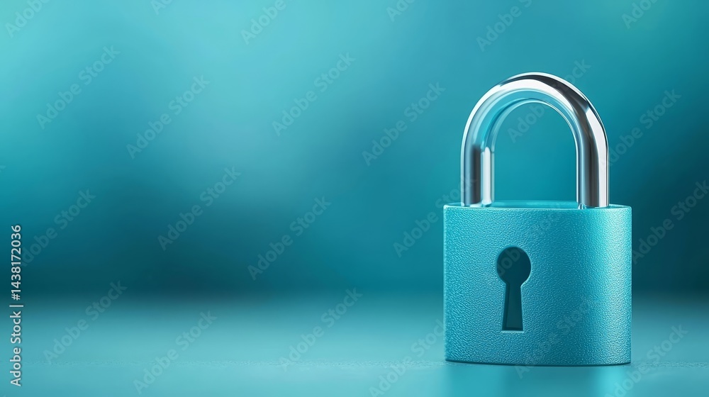 Enhanced security closeup of padlock symbolizing data protection and digital safety Enhanced security closeup of padlock symbolizing data protection and digital safety