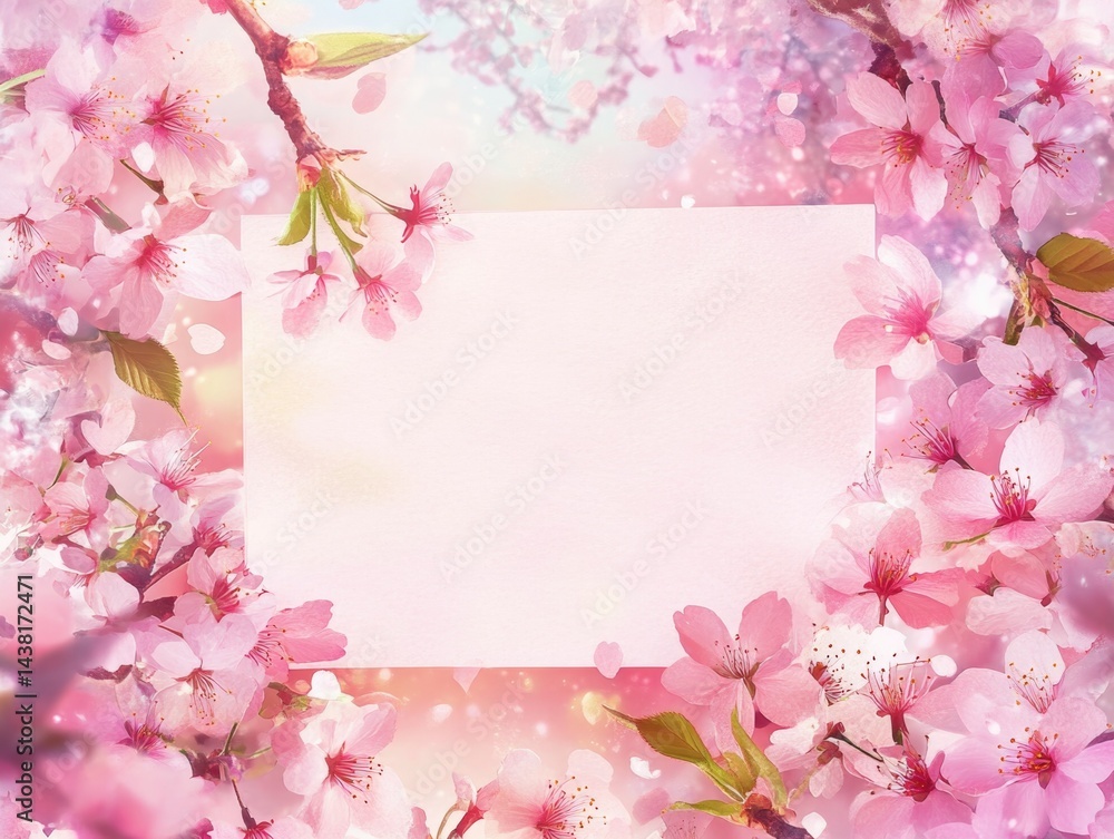 A vibrant and warm cherry blossom background image, perfect for celebrating spring or creating a cheerful atmosphere. A vibrant and warm cherry blossom background image, perfect for celebrating spring or creating a cheerful atmosphere.