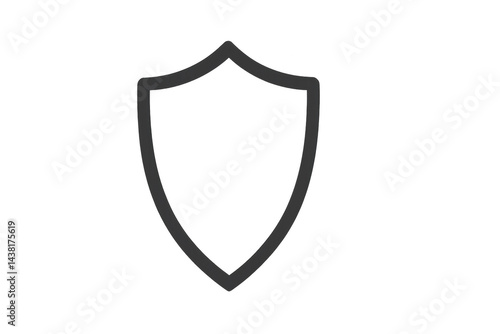 Simple black outline of a classic shield shape with a pointed base and curved top. Free Download Simple black outline of a classic shield shape with a pointed base and curved top. - GFXLoad