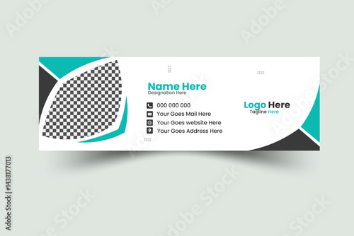 Creative Email Signature Layout.
