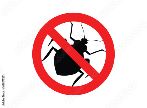 set of an Parasite Disease No Bedbug Illustration