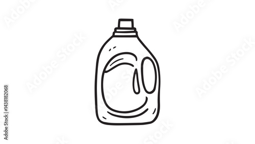 Fabric softener line art