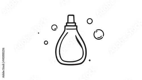 Fabric softener line art