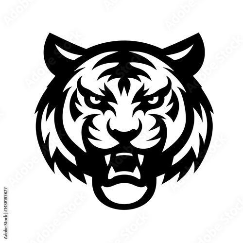 Malayan Tiger Symbol Icon Logo