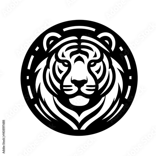 Malayan Tiger Symbol Icon Logo