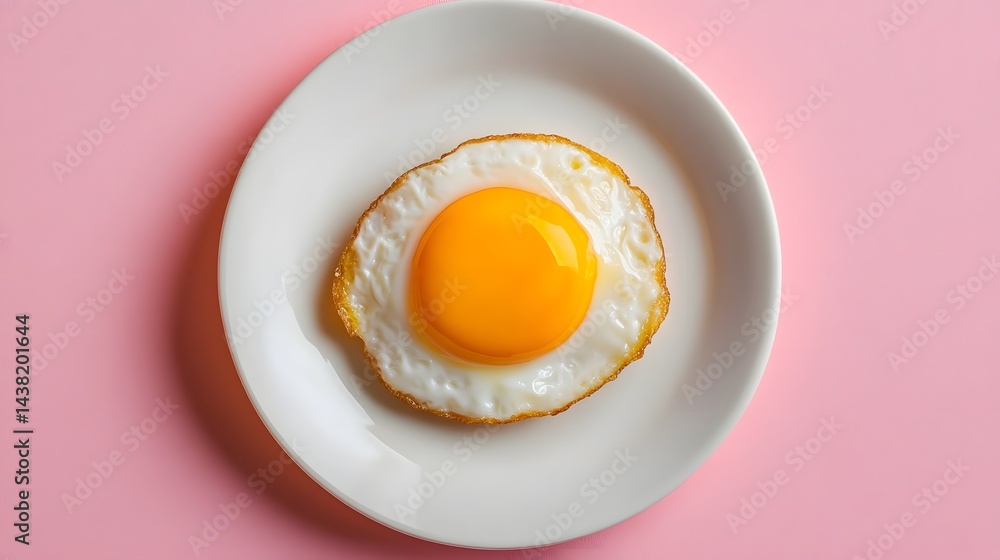 Minimalist Elegance:Raw Egg on a White Plate, Capturing Simplicity and Purity Minimalist Elegance:Raw Egg on a White Plate, Capturing Simplicity and Purity