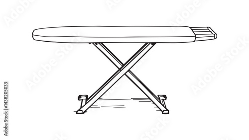 Ironing board line art