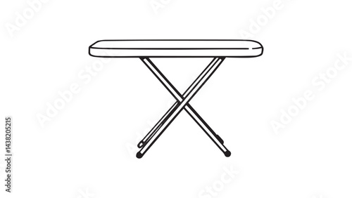Ironing board line art
