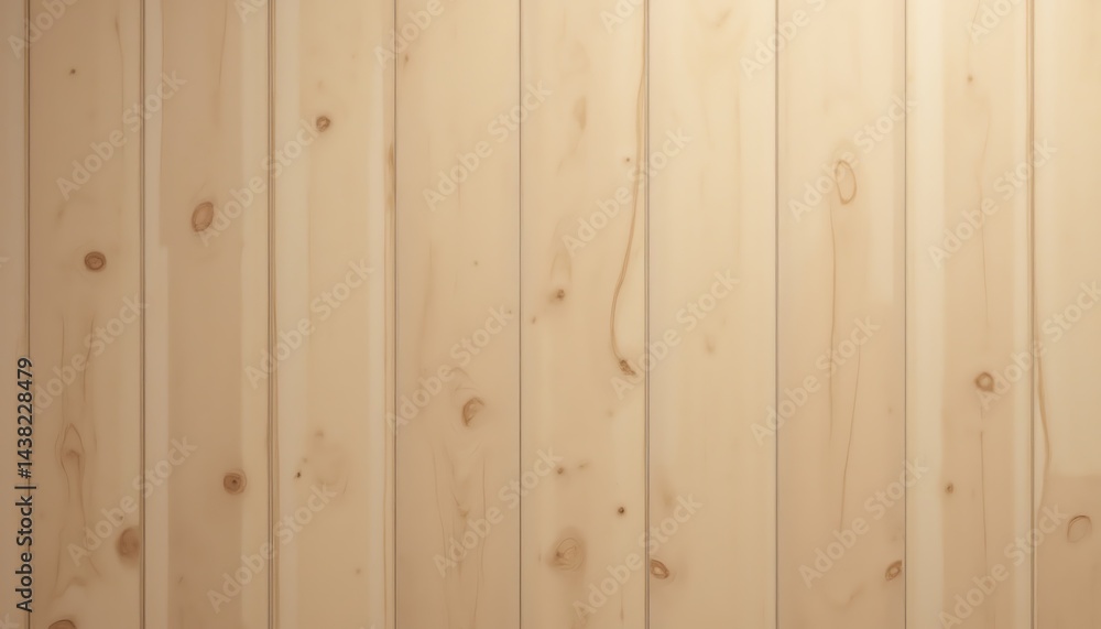 Fototapeta premium Light wooden wall paneling background texture.
