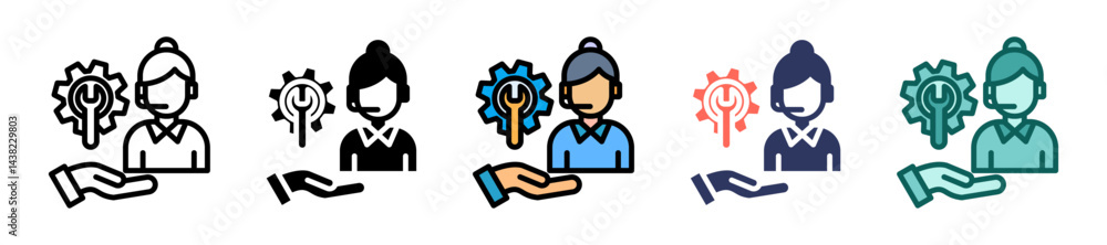 Service multiple icon