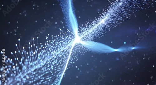 A cluster of luminous, floating particles, forming a soft, organic shape; deep space background; otherworldly, mystical.

A cluster of luminous, floating particles, forming a soft, organic shape; de

