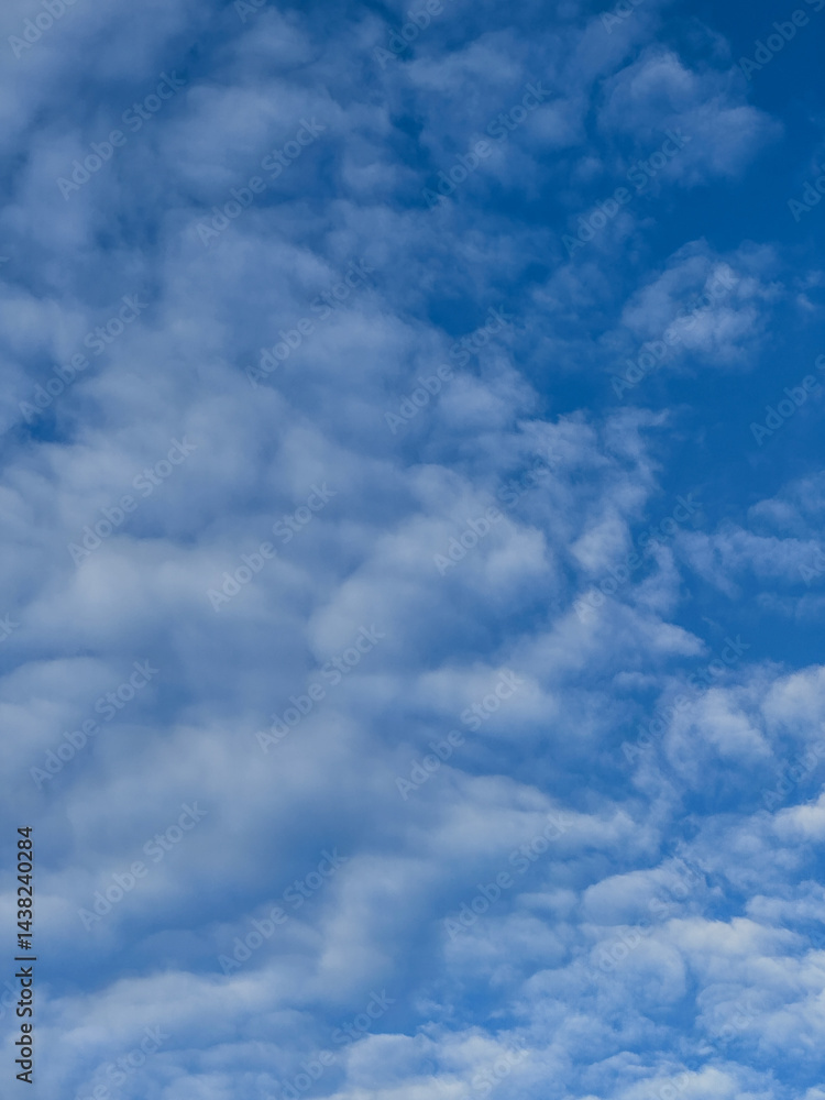 Obraz premium morning blue sky and clouds