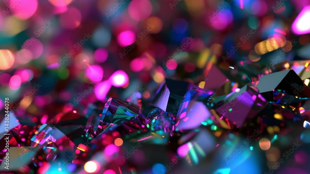 A colorful, abstract image of many small, shiny, colorful shapes. The shapes are arranged in a way that creates a sense of movement and energy. The colors are bright and vibrant A colorful, abstract image of many small, shiny, colorful shapes. The shapes are arranged in a way that creates a sense of movement and energy. The colors are bright and vibrant