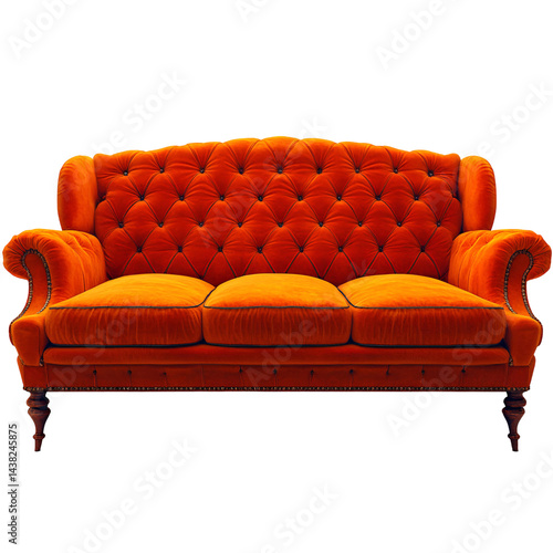 Orange couch image modern furniture design home decor