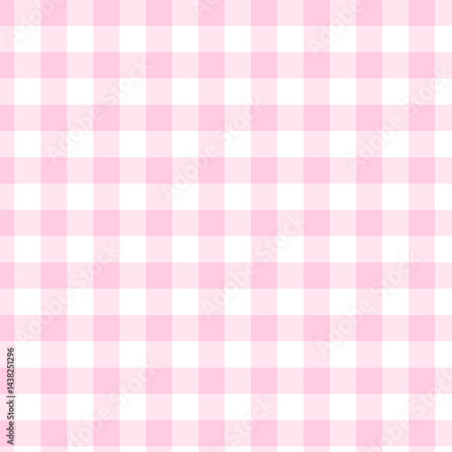 Pastel color gingham check seamless pattern design