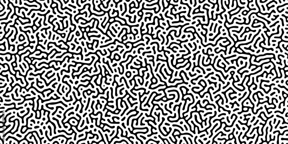 Diffusion reaction seamless vector pattern. Natural seamless line pattern. Linear design with biological shapes. Reaction-diffusion or truing pattern formation. abstract truing organic wallpaper. Diffusion reaction seamless vector pattern. Natural seamless line pattern. Linear design with biological shapes. Reaction-diffusion or truing pattern formation. abstract truing organic wallpaper.