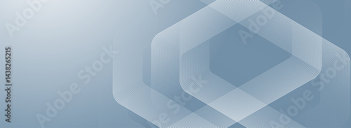 Futuristic digital concept with technology hexagons. Hexagonal digital abstract background. Hexagonal stripe line art design for poster, brochure, cover, banner, website, header