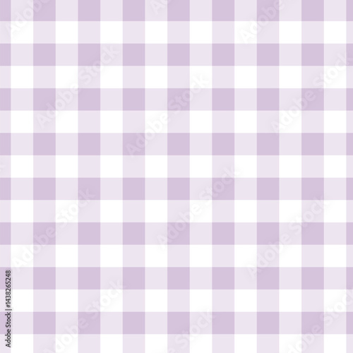 Pastel color gingham check seamless pattern design