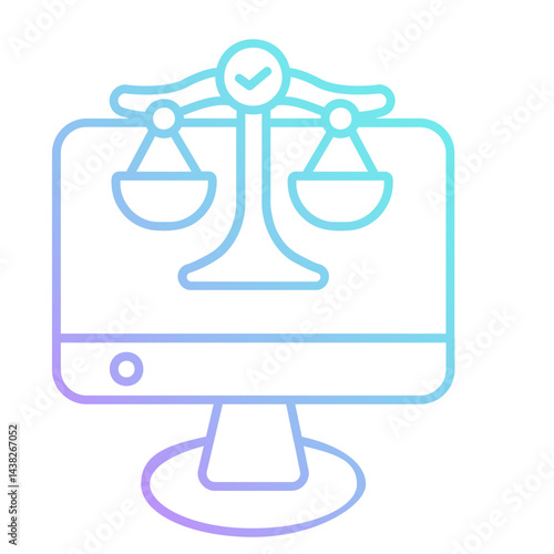 Legal Monitoring Icon