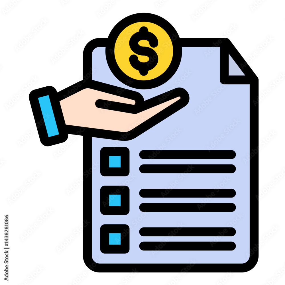 Funding Plan Icon Element For Design Funding Plan Icon Element For Design