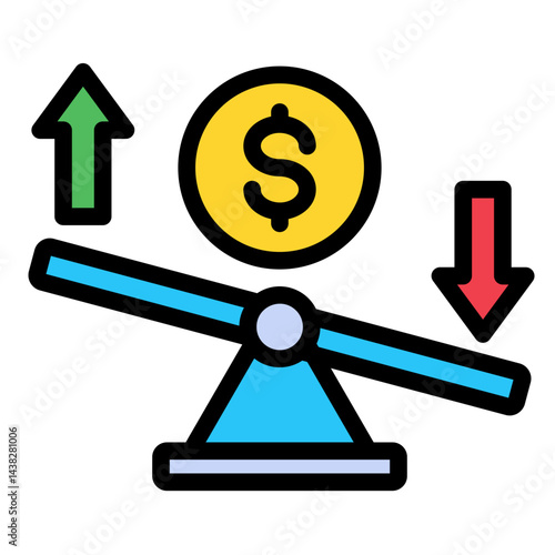 Variable Costs  Icon Element For Design	