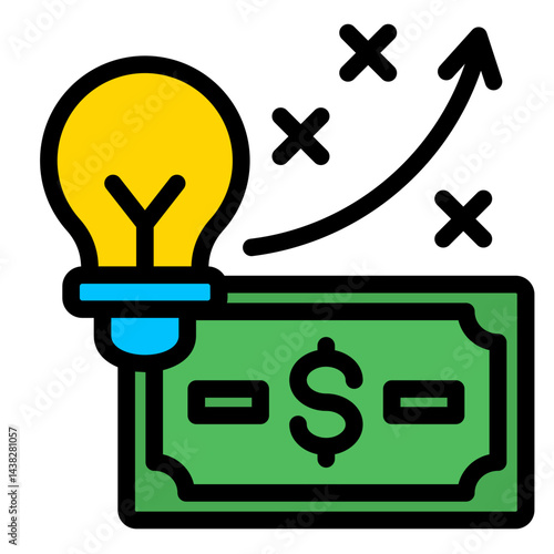 Pricing Strategy  Icon Element For Design	