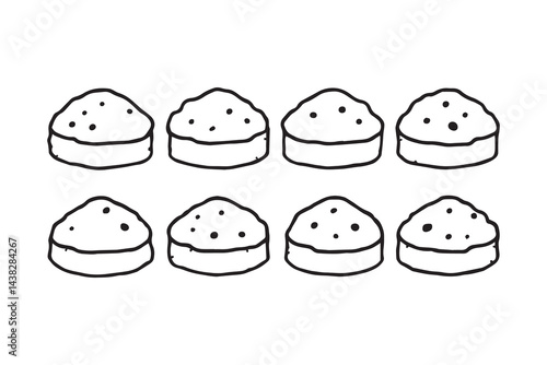 Sponge line art