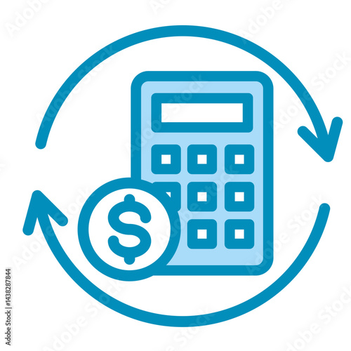 Roi Calculator  Icon Element For Design	