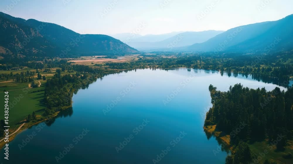 A sque scene of a serene lake nestled in a mountainous region, perfect for outdoor enthusiasts. A sque scene of a serene lake nestled in a mountainous region, perfect for outdoor enthusiasts.