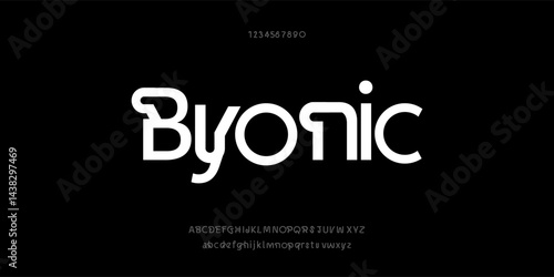 Byonic font Robot Line is a tech-inspired font with a futuristic feel. Use it to take any tech- or computer-themed design idea to the next level.