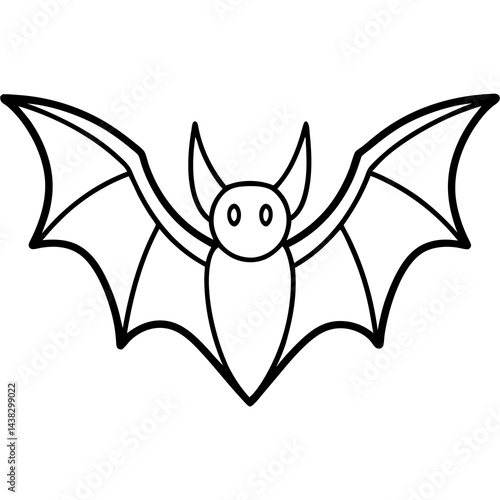 Minimal Bat Vector on White