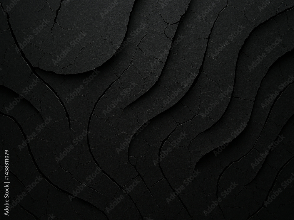 Fototapeta premium Ciemne falowane tło