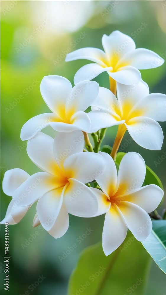 A close-up of a tropical pink and white flowered plant, likely from the Palmolive tree family. A close-up of a tropical pink and white flowered plant, likely from the Palmolive tree family.