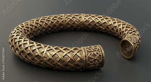 Wallpaper Mural Bronze torc bracelet with woven design Torontodigital.ca