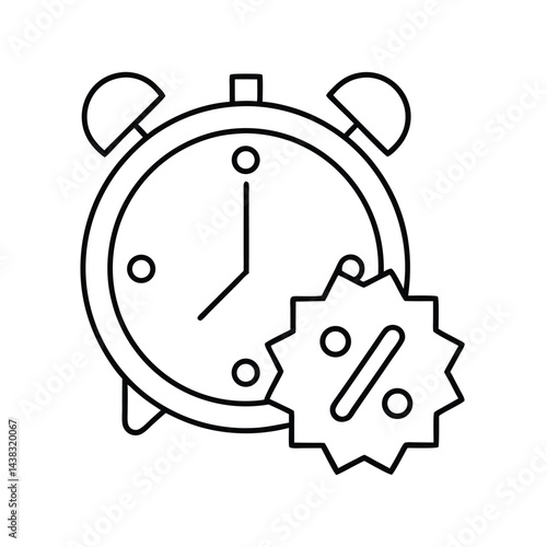 alarm clock vector illustration