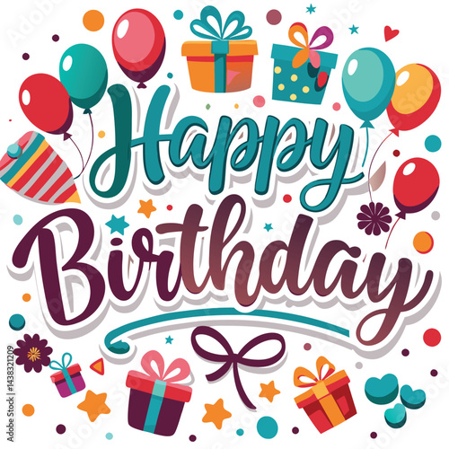 Happy Birthday Celebration Design