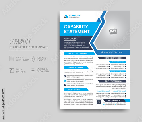 Capability Statement Template Design