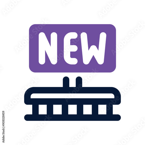 new duotone icon. Sleek and modern vector icon for websites, mobile apps, marketing materials, and corporate design. Fully scalable and ready to use.