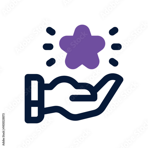 loyalty duotone icon. Sleek and modern vector icon for websites, mobile apps, marketing materials, and corporate design. Fully scalable and ready to use.