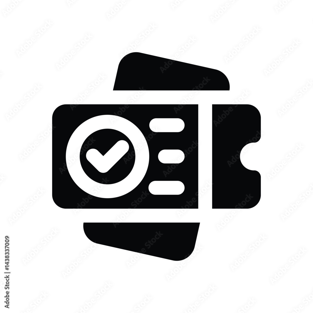 checklist glyph icon. Strong and solid vector icon for websites, mobile interfaces, presentations, and visual branding. High quality and easy to edit. checklist glyph icon. Strong and solid vector icon for websites, mobile interfaces, presentations, and visual branding. High quality and easy to edit.