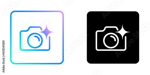 Modern UI Design camera icons 