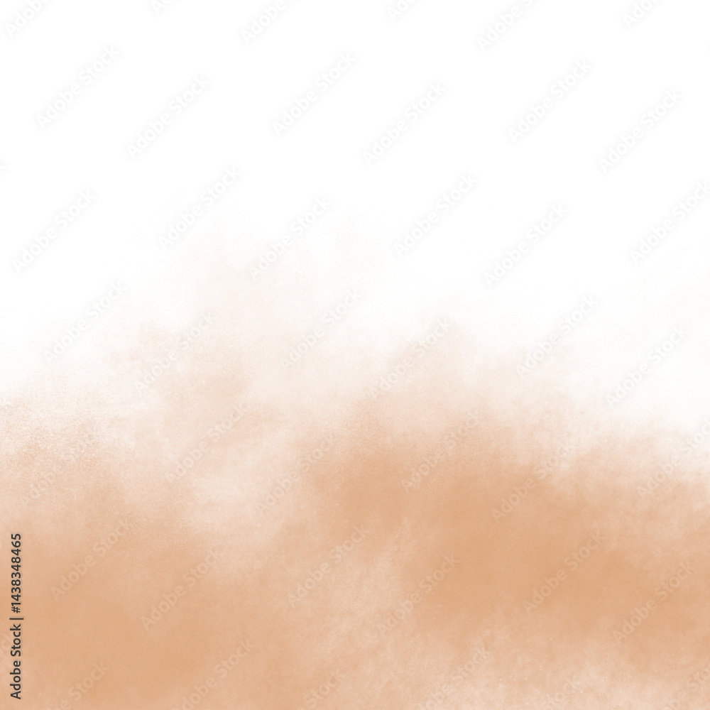 Fototapeta premium High-res isolated dust, sand, smoke, and cloud particles on transparent background. Brown sandstorm, smog, and dust explosion effects, perfect for compositing, overlays, and PNG design elements 