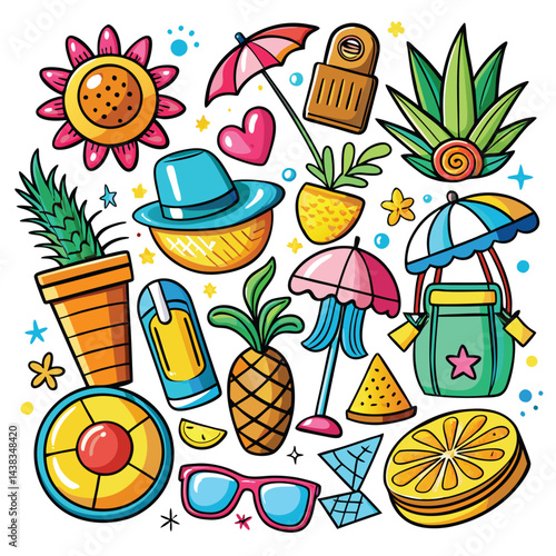 Colorful Summer Vacation Collection