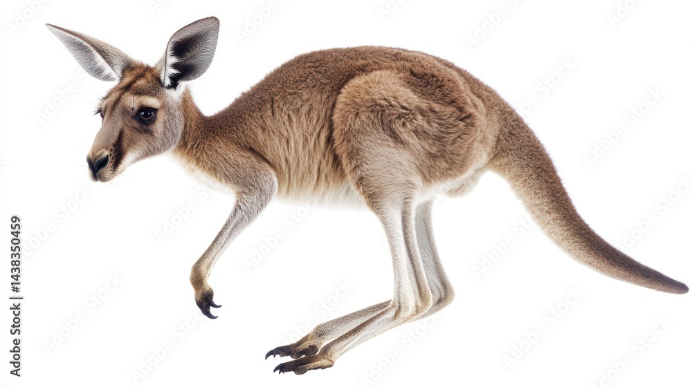 Kangaroo in profile Kangaroo in profile