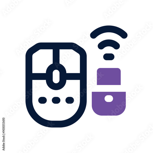 mouse dual tone icon. Sleek and modern vector icon for websites, mobile apps, marketing materials, and corporate design. Fully scalable and ready to use.