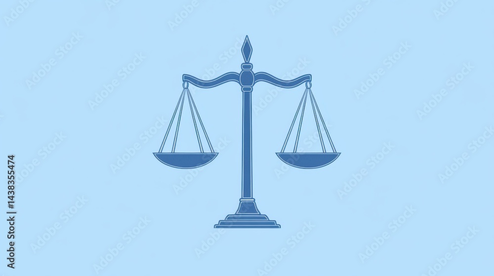 Gender equality symbolized by scales of justice with male and female figures Gender equality symbolized by scales of justice with male and female figures
