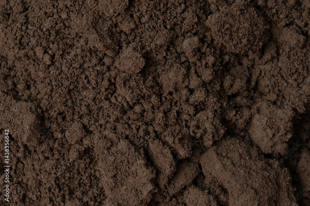 Rough brown soil structure