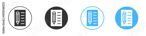 Declarations icon simple flat vector icon pack